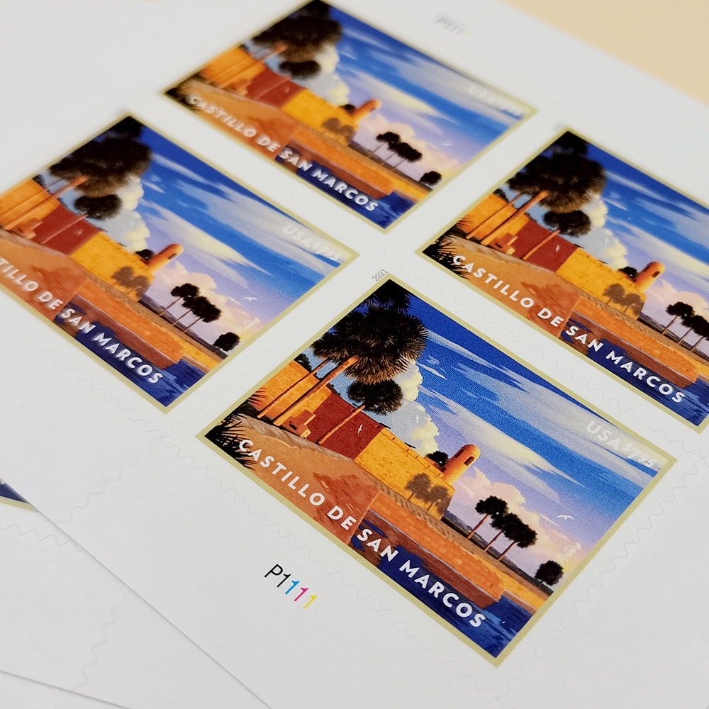 (2021) US Castillo De San Marcos Stamps